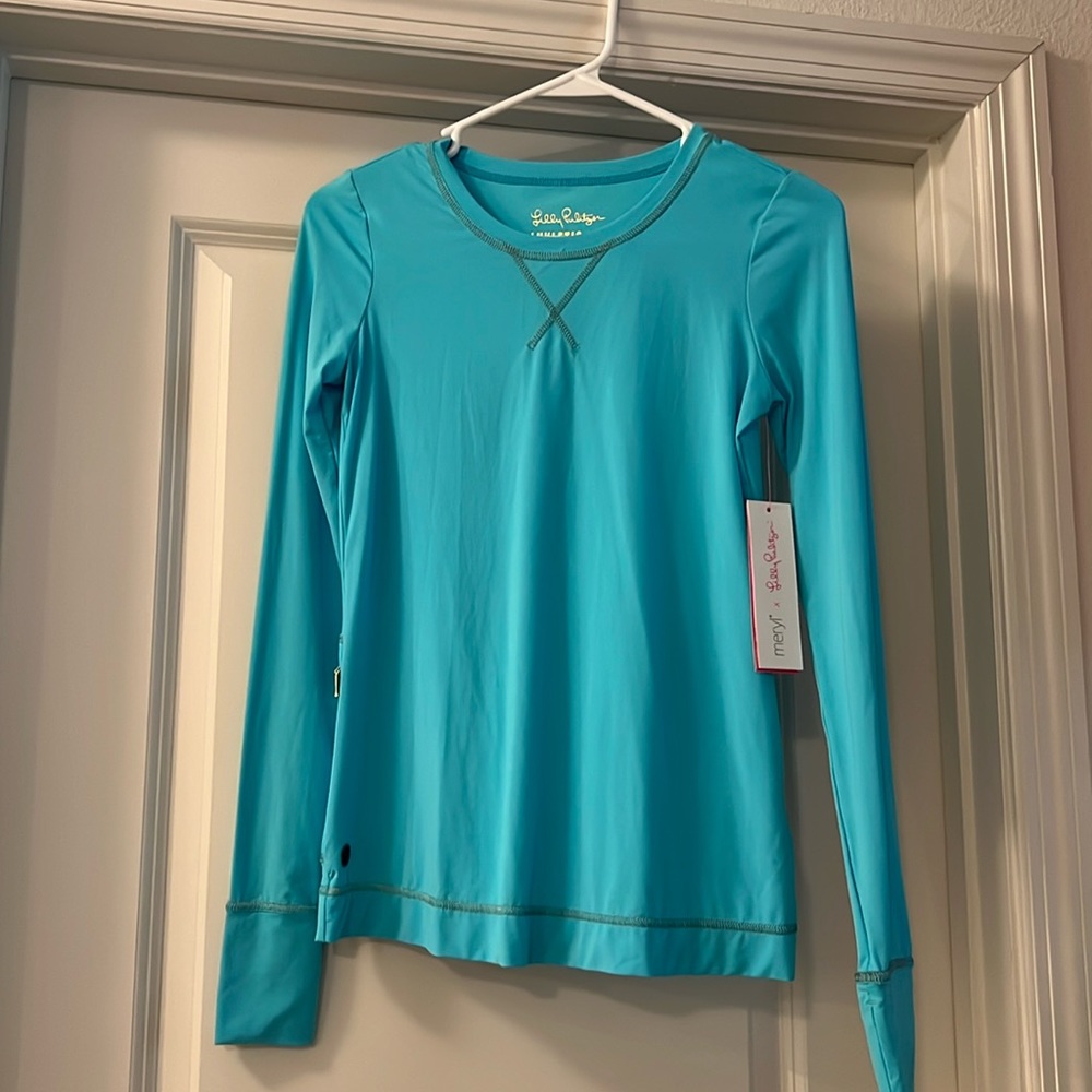 Lilly Pulitzer x Meryl UPF 50+ Meryl Nylon Renay Amalfi Blue